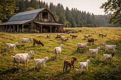 Goat farm